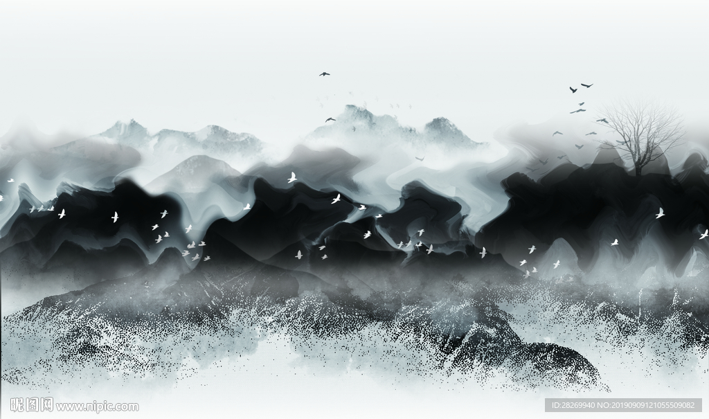 意境山水画