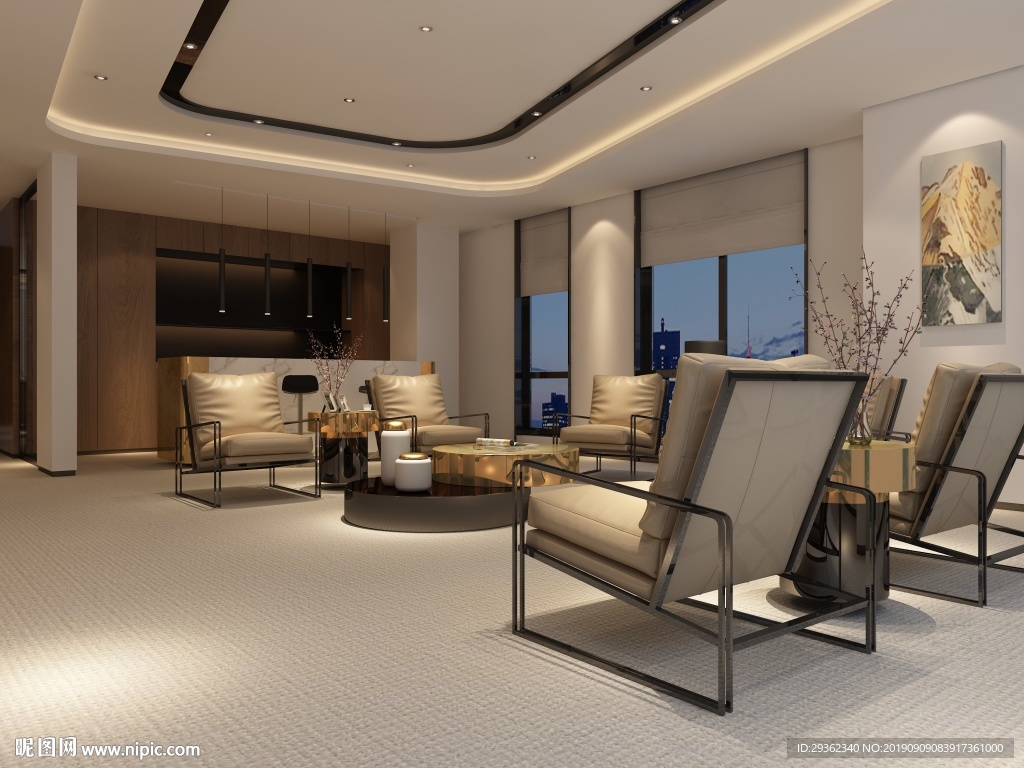 福建成昌体育办公室设计效果图