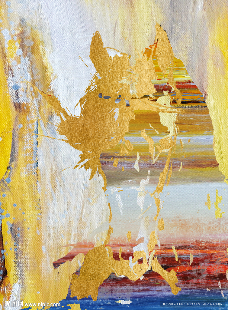 抽象油画