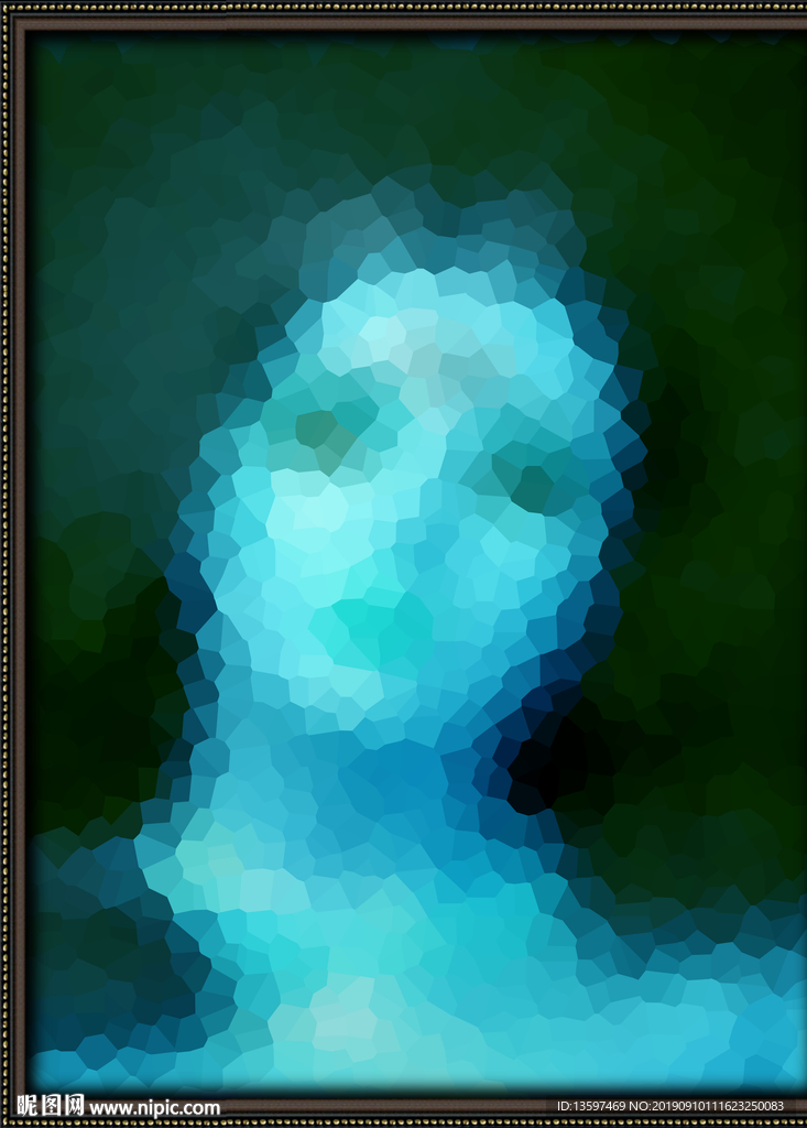 抽象人物装饰画