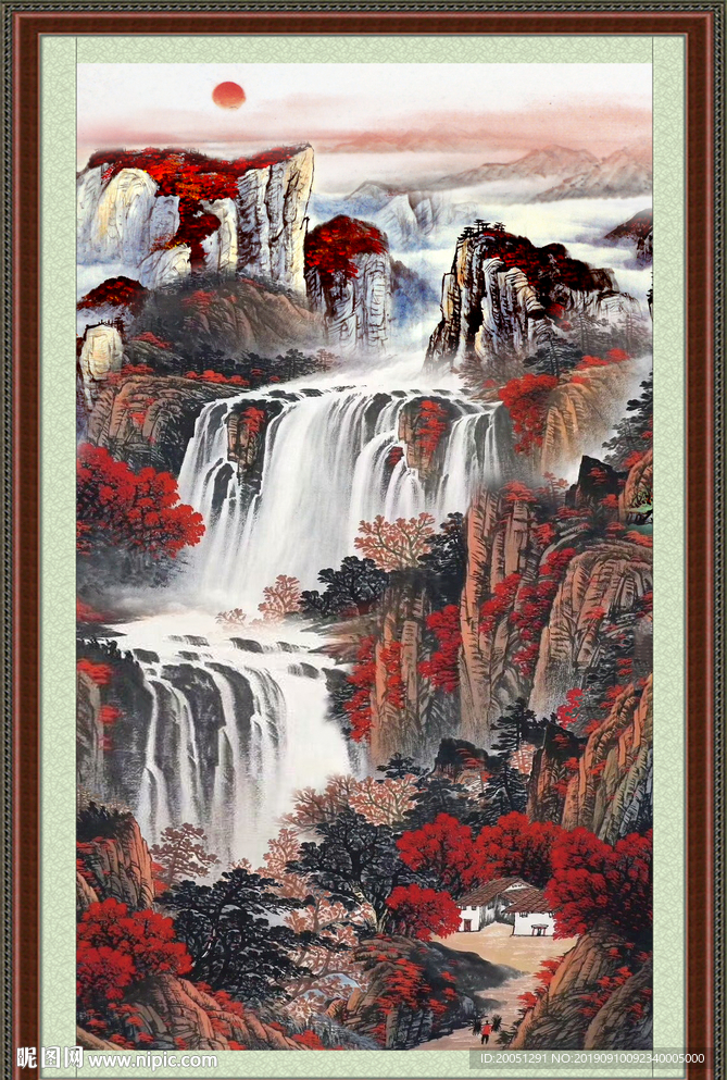 巨幅山水画