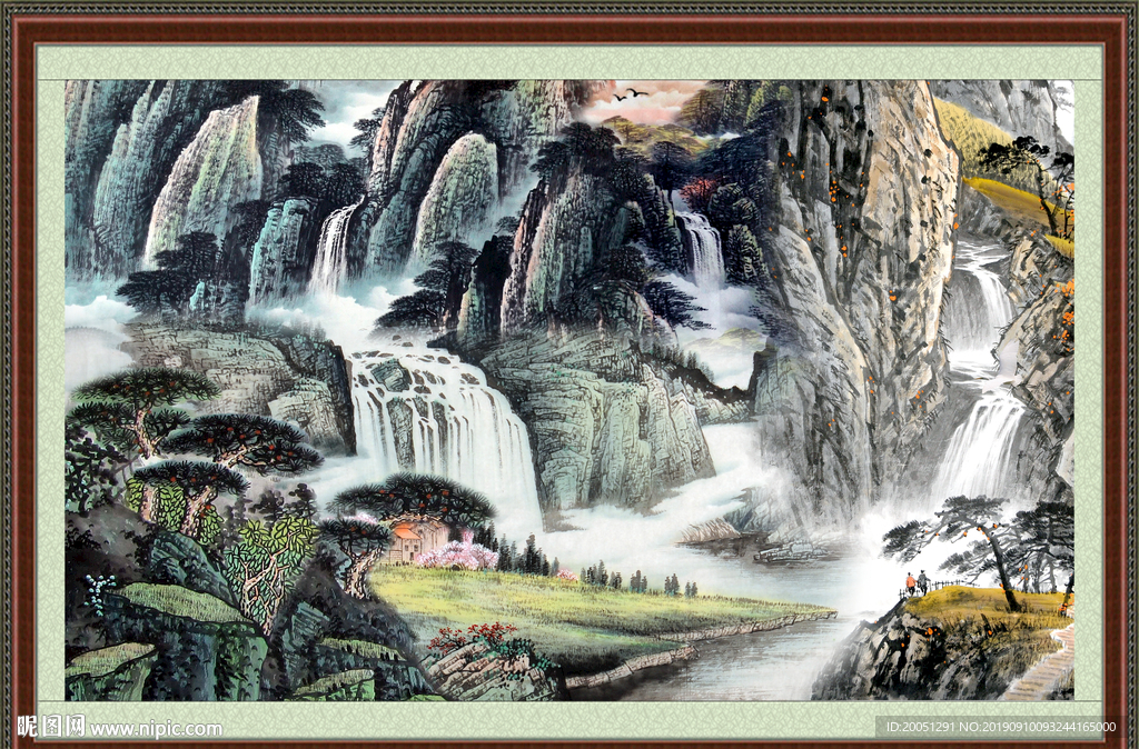 巨幅山水画