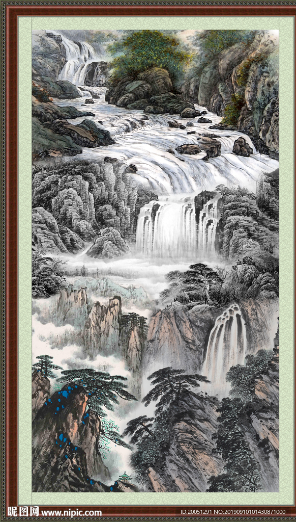 巨幅山水画