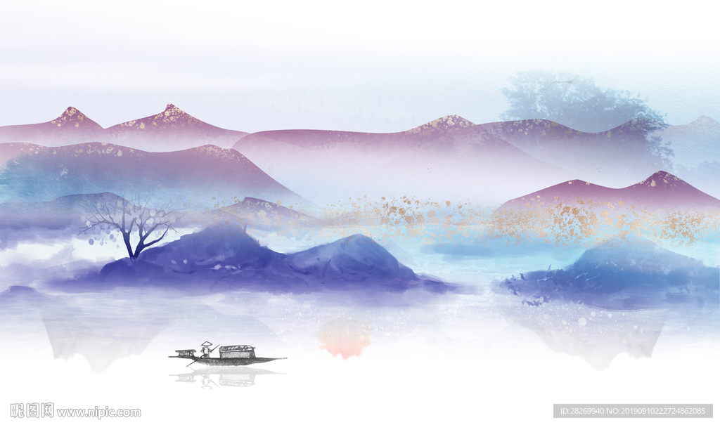 意境水墨山水