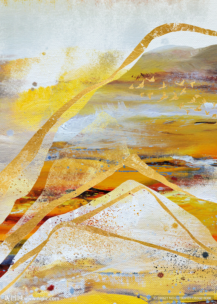 抽象油画