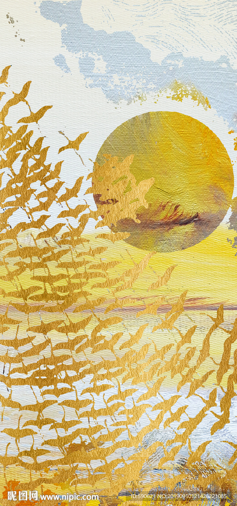抽象油画