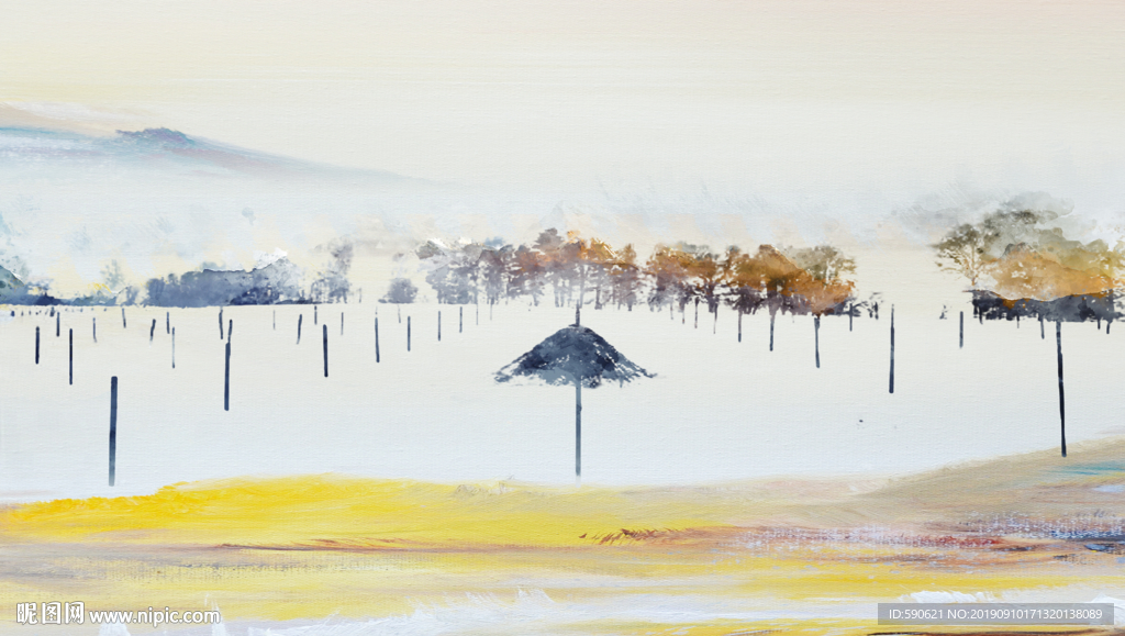 抽象油画