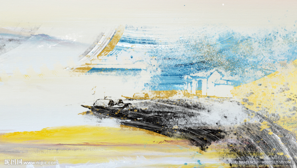 抽象油画