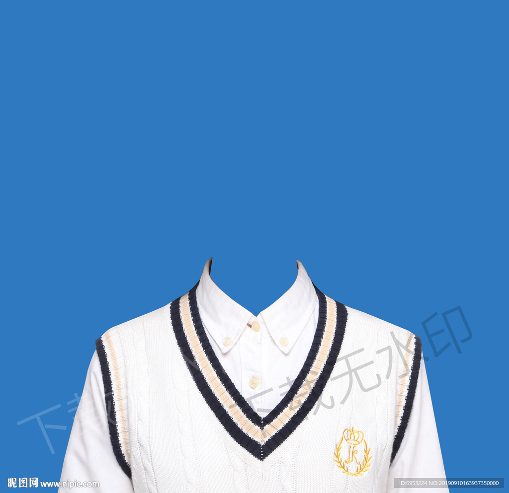学院风证件照衣服模板