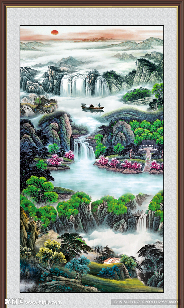 山水风景画图