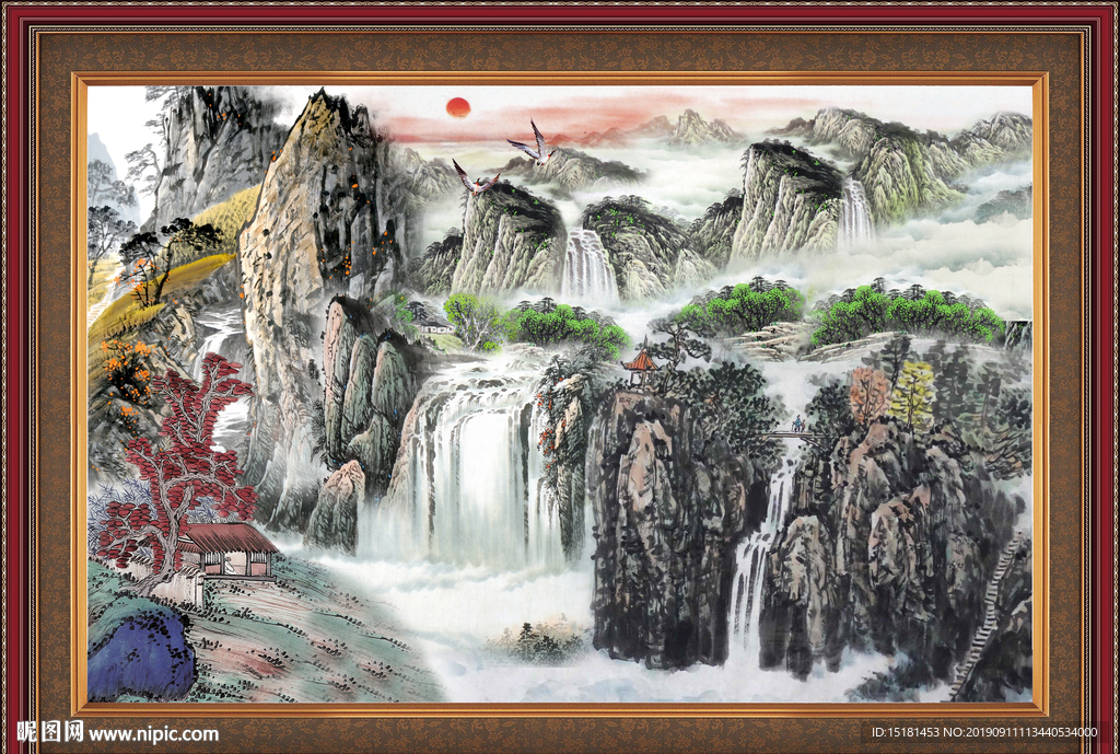 山水风景图