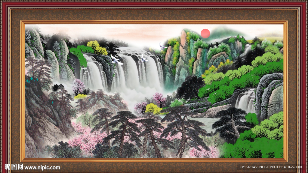山水风景图