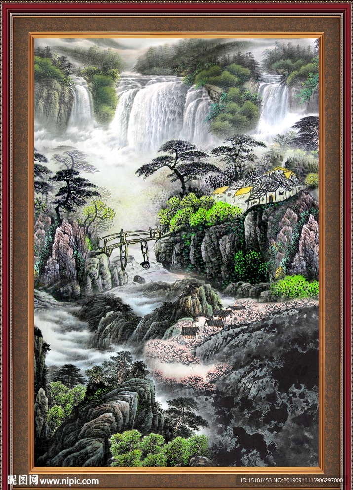 山水风景图