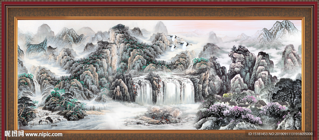 山水风景画