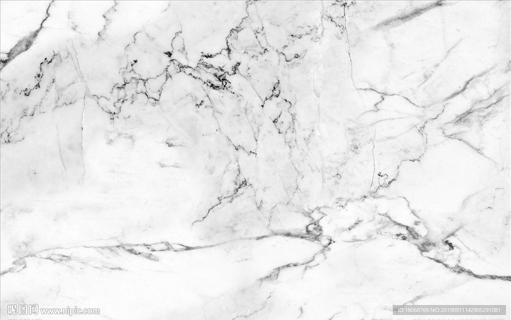 高清雪花白大理石纹理图片