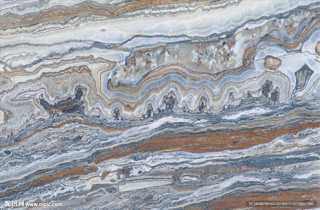 高清最新地中海山水石纹大理石