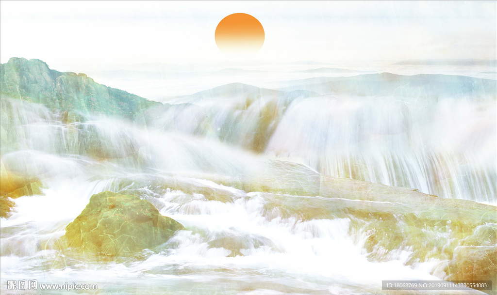 流水生财高清大理石纹理石纹素材