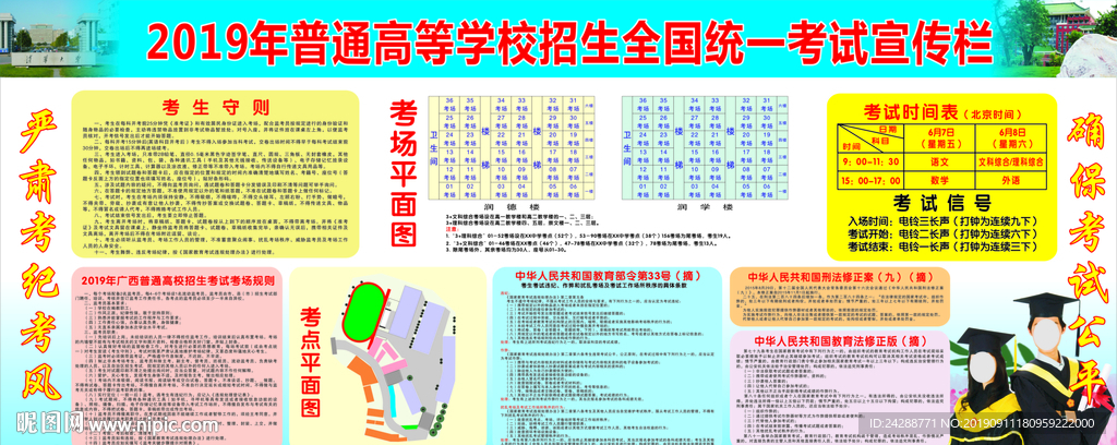 高考宣传栏