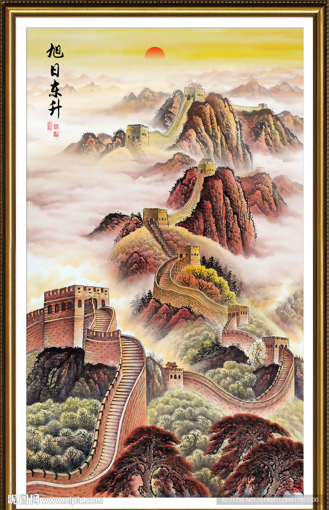 玄关山水画