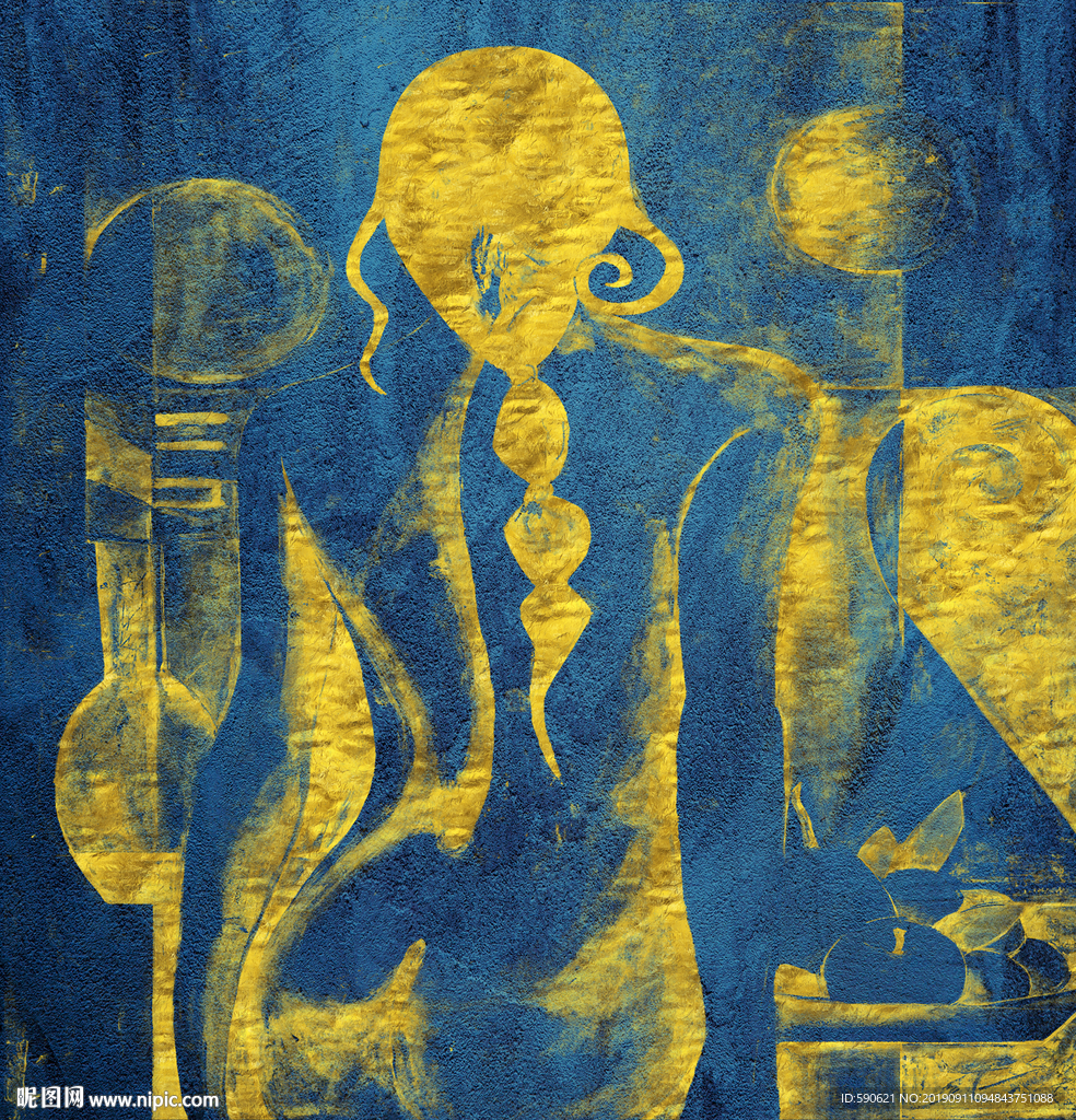 抽象油画