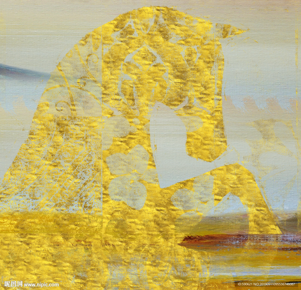抽象油画