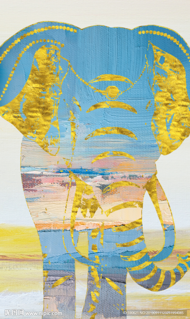 抽象油画