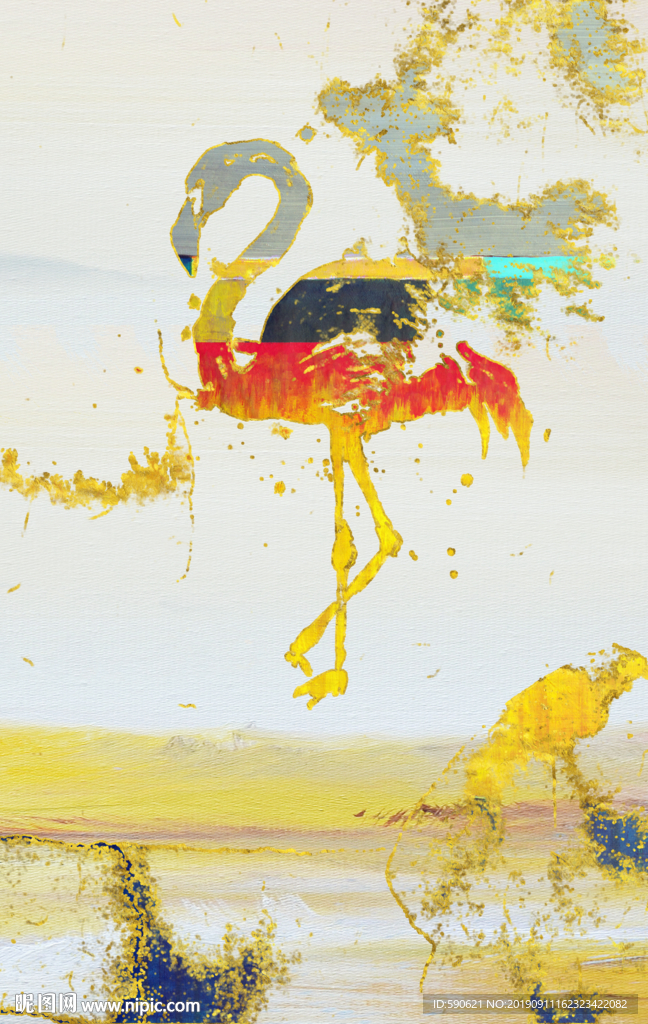 抽象油画