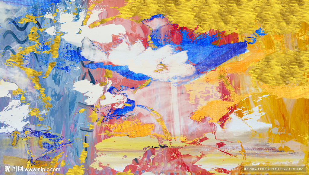 抽象油画