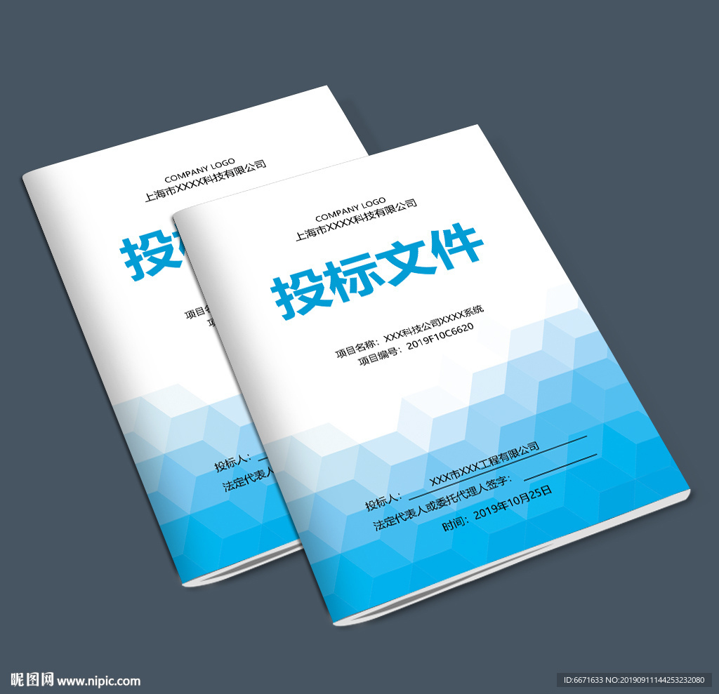 公司投标文件封面
