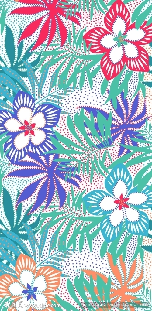 几何花