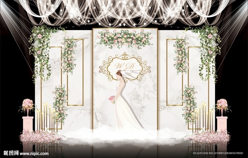 白色系婚礼