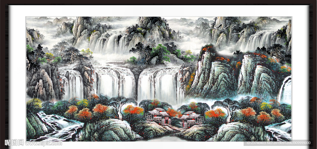 山水风景图