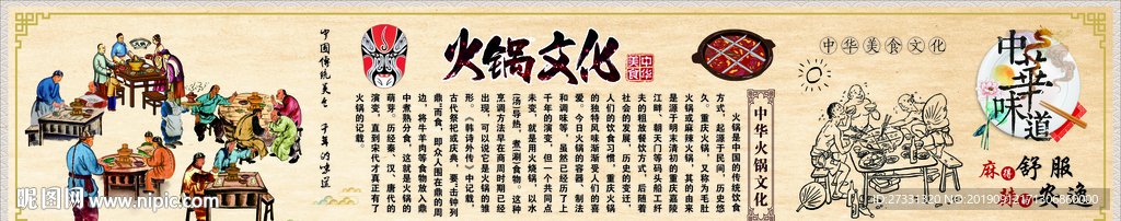 巴蜀火锅文化墙