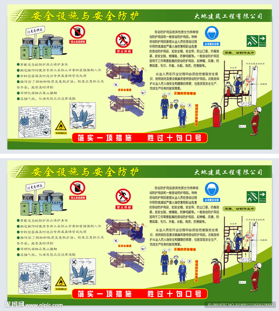 安全生产展板