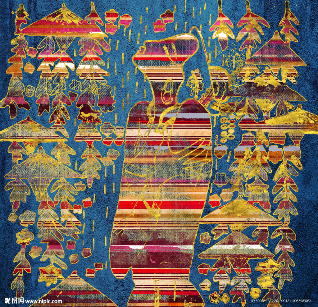 抽象油画