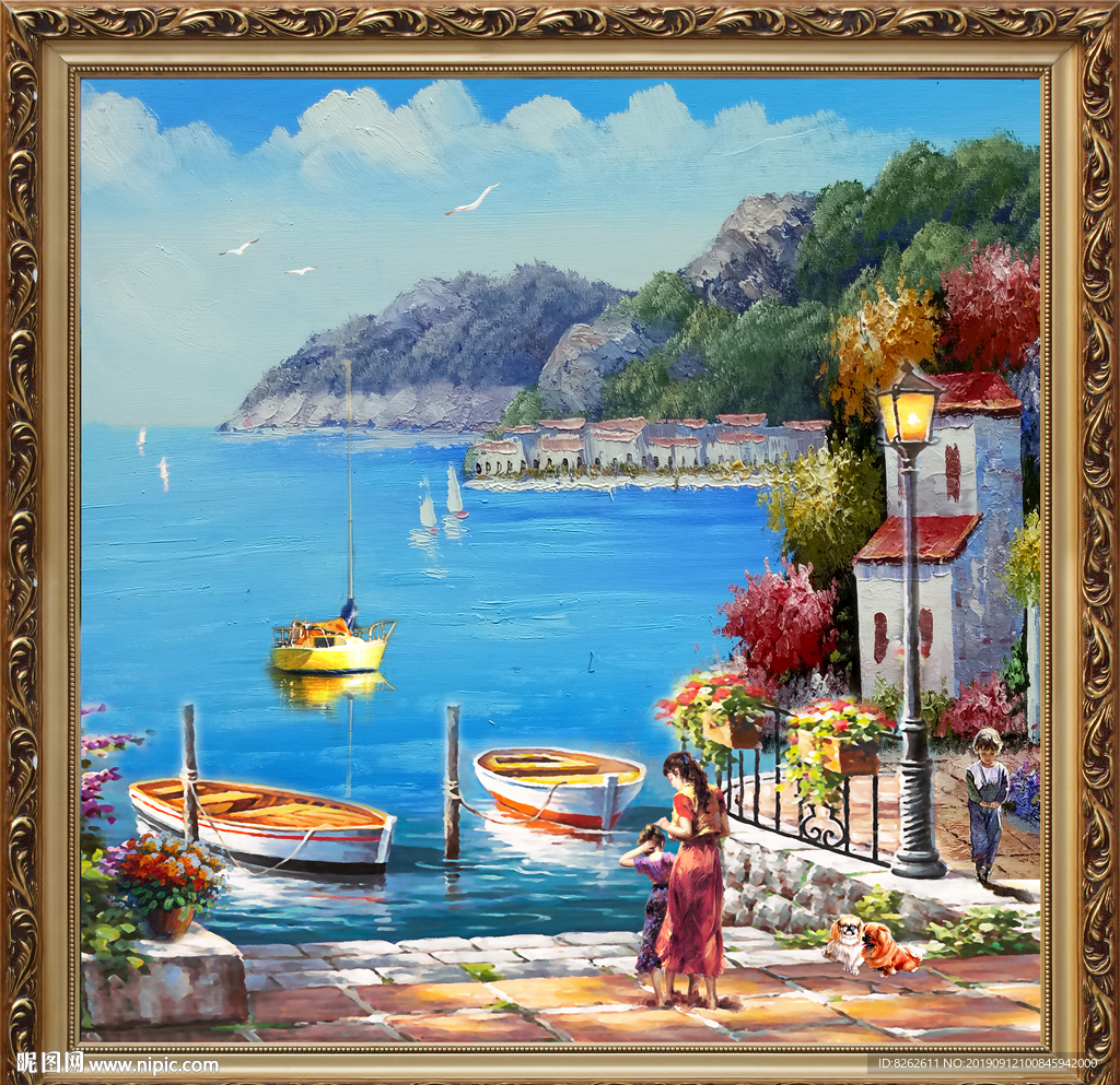 油画风景