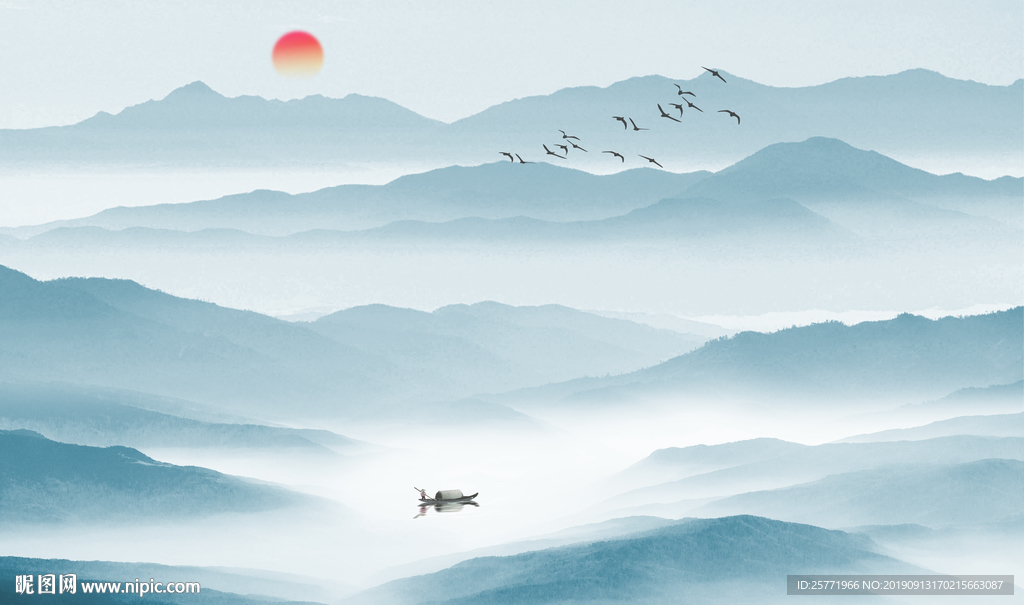 意境山水画