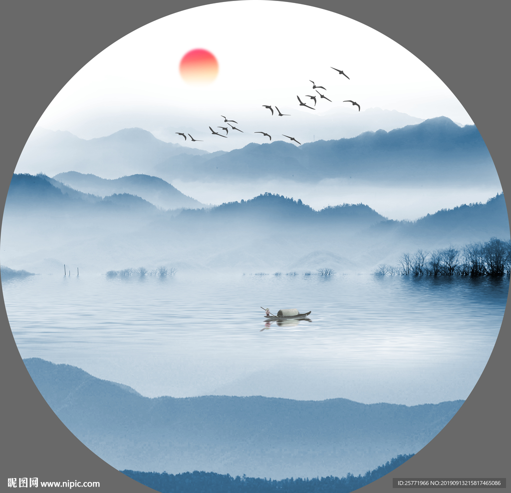 意境山水画