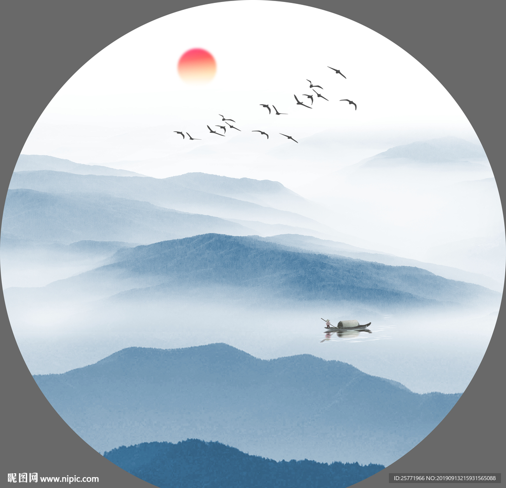 意境山水画