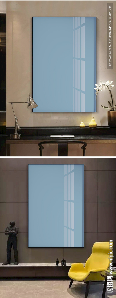 现代中式装饰画样机