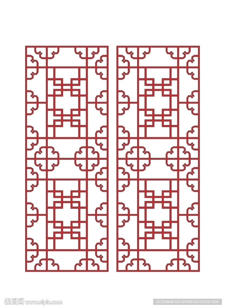 镂空花形