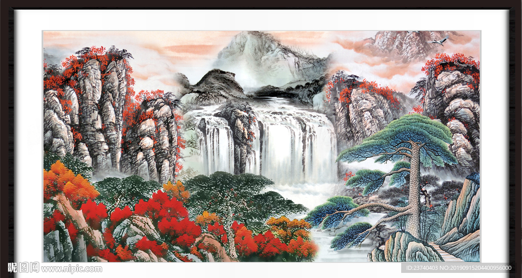 山水风景图