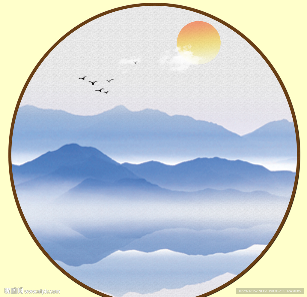 水墨画 水墨背景