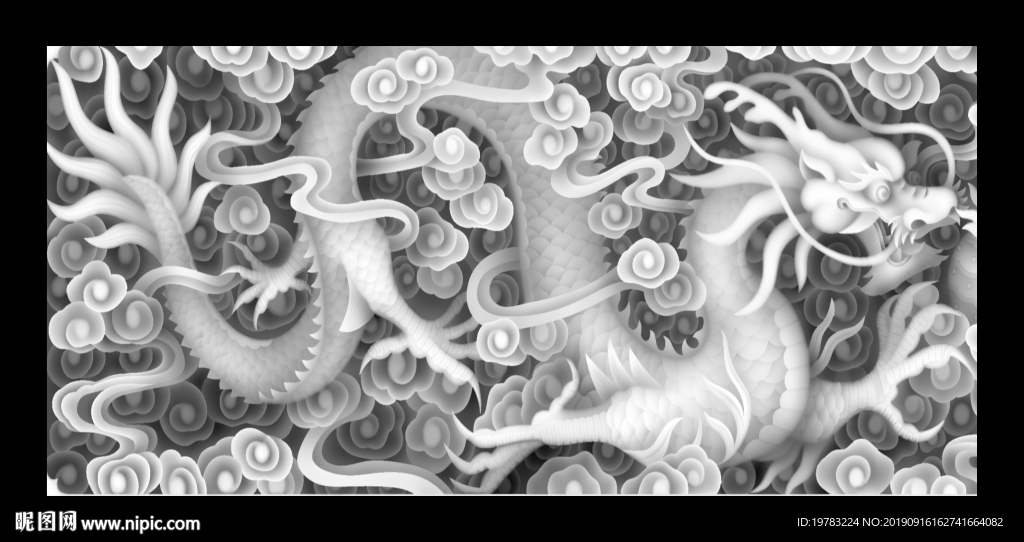 精雕图 灰度图 浮雕图 3D图