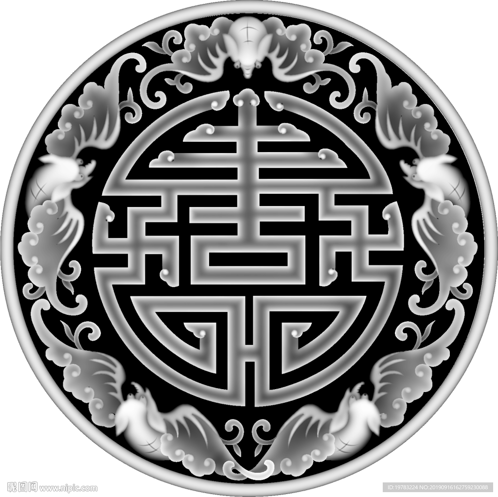 精雕图 灰度图 浮雕图 3D图