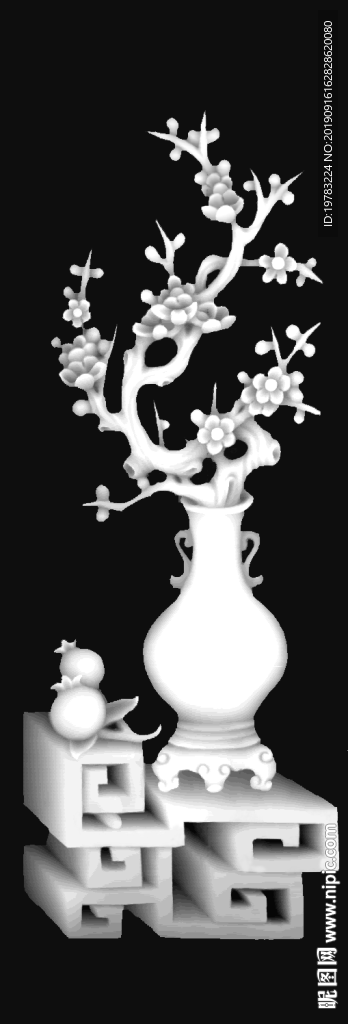 精雕图 灰度图 浮雕图 3D图