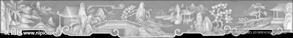 精雕图 灰度图 浮雕图 3D图