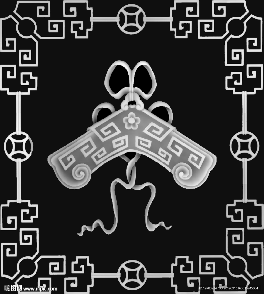 精雕图 灰度图 浮雕图 3D图