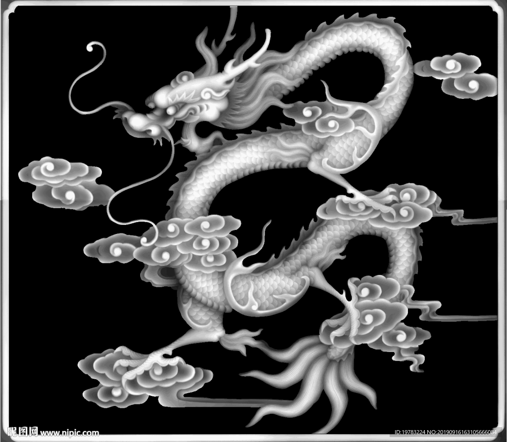 精雕图 灰度图 浮雕图 3D图