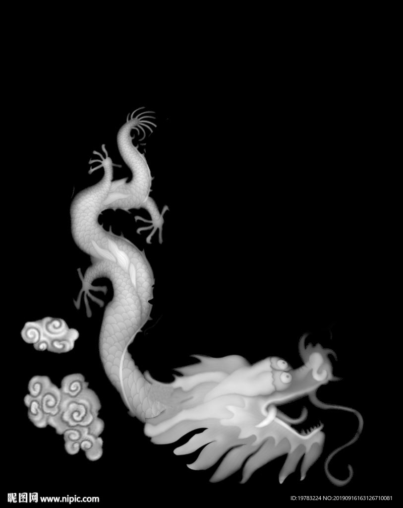 精雕图 灰度图 浮雕图 3D图